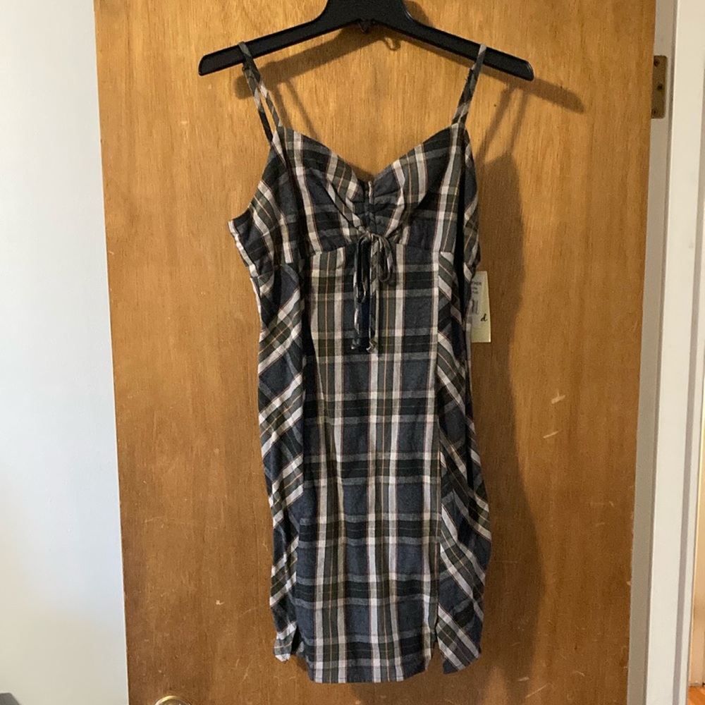 Plaid Mini Dress